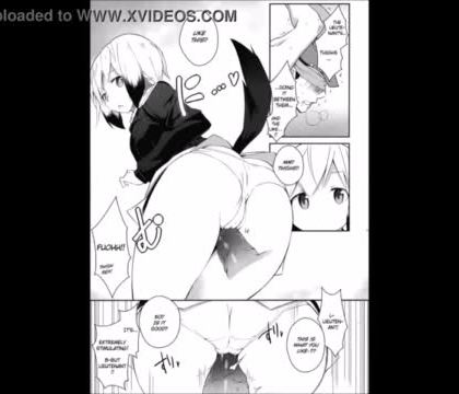 Sexy anime girl ballbusts guy till he faints