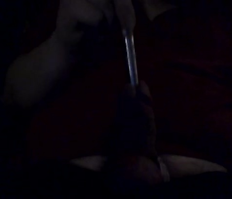 Playing with my vibrating cock dildo